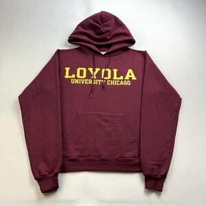 Loyola University Chicago Hoodie Sweatshirt Adult XS Maroon Champion Ramblers